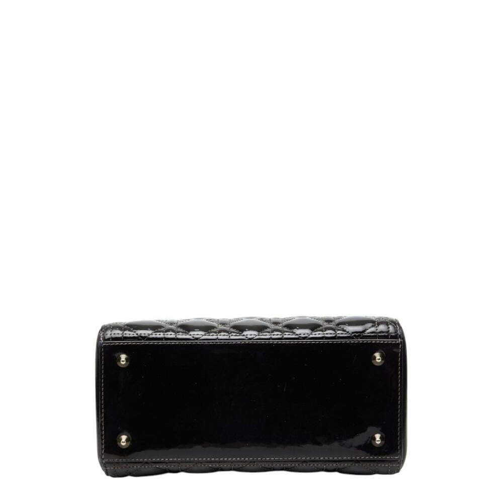 CHRISTIAN DIOR Black Leather Shoulder Bag - Picture 3 of 10